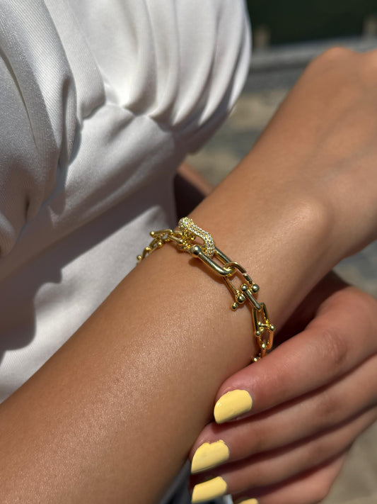 Heavy Tiffany & Co Chain Bracelet -in Sterling Silver -925 (19.5cm)