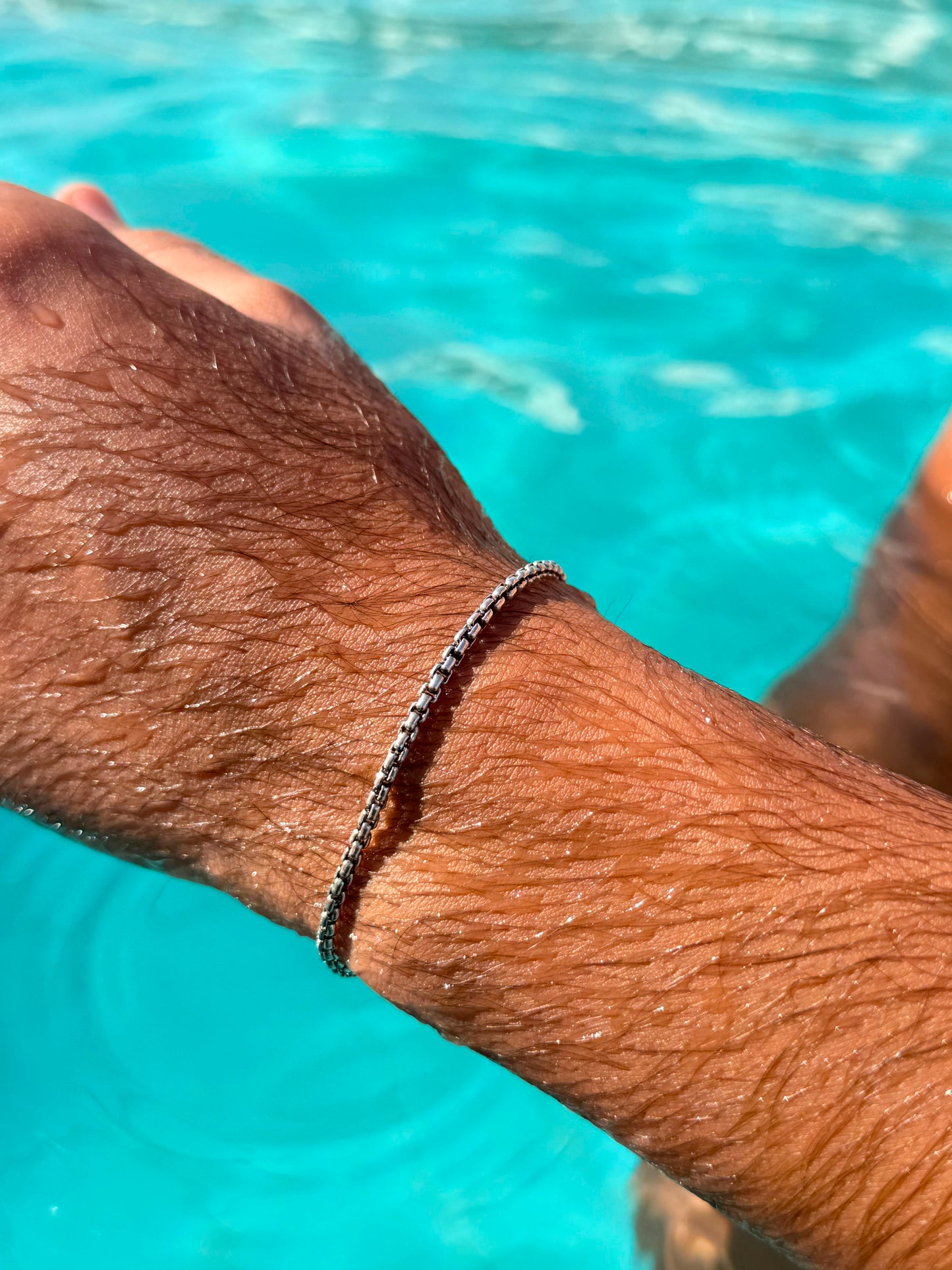 Edge Bracelet Sterling Silver 925s-(2.5mm)