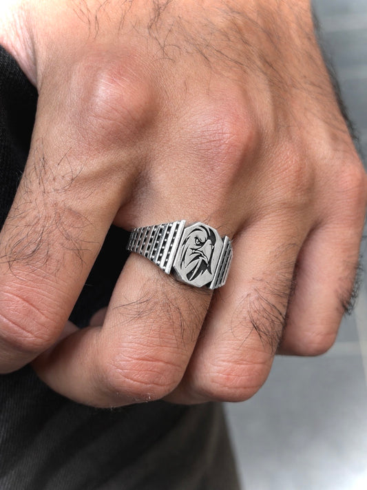 Aquila Eagle Ring in Sterling Silver 925s
