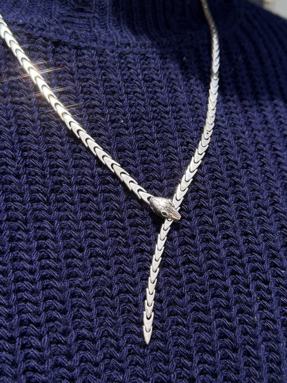 Exclusive ⭕️ Snake-themed chain for Men's Sterling Silver 925s