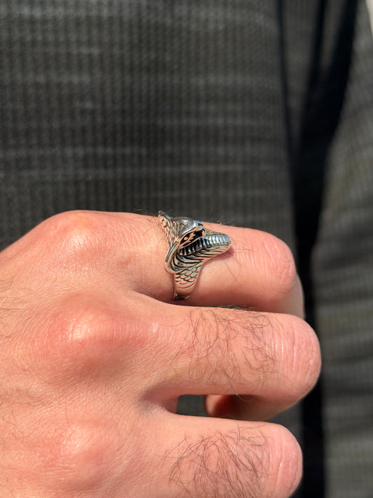 Cobra Ring -Sterling Silver 925s