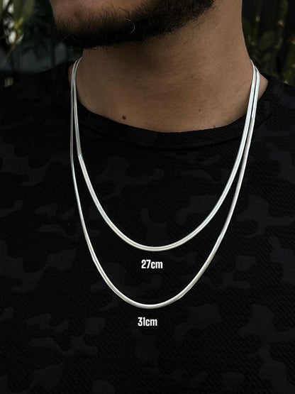 Snake chains for Men's Sterling Silver 925s