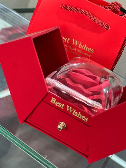 Red One Flower Valentine’s Box Drawer ❤️‍🔥