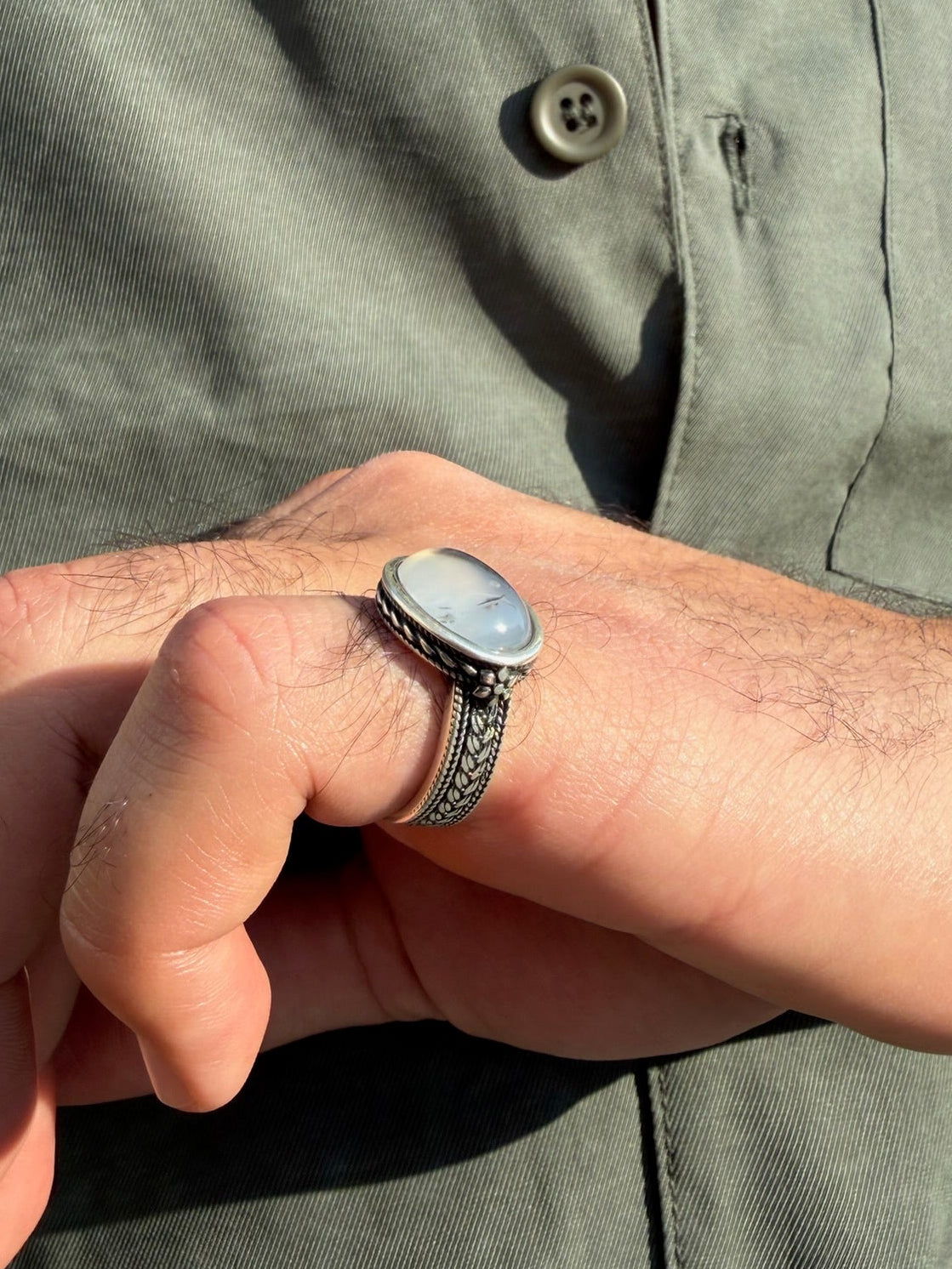 Moonveil Ring in Sterling Silver 925s
