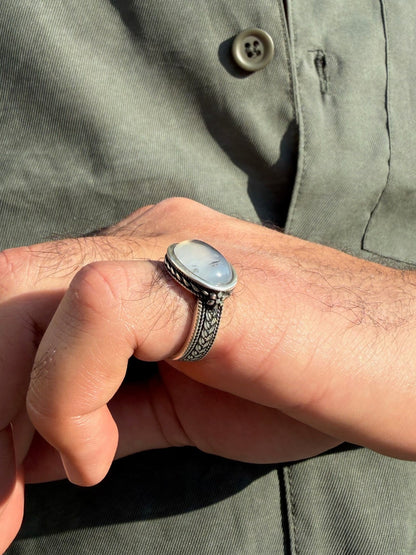 Moonveil Ring in Sterling Silver 925s