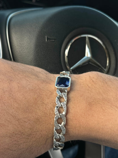 Tang Chain Bracelet for Men's Sterling Silver 925s