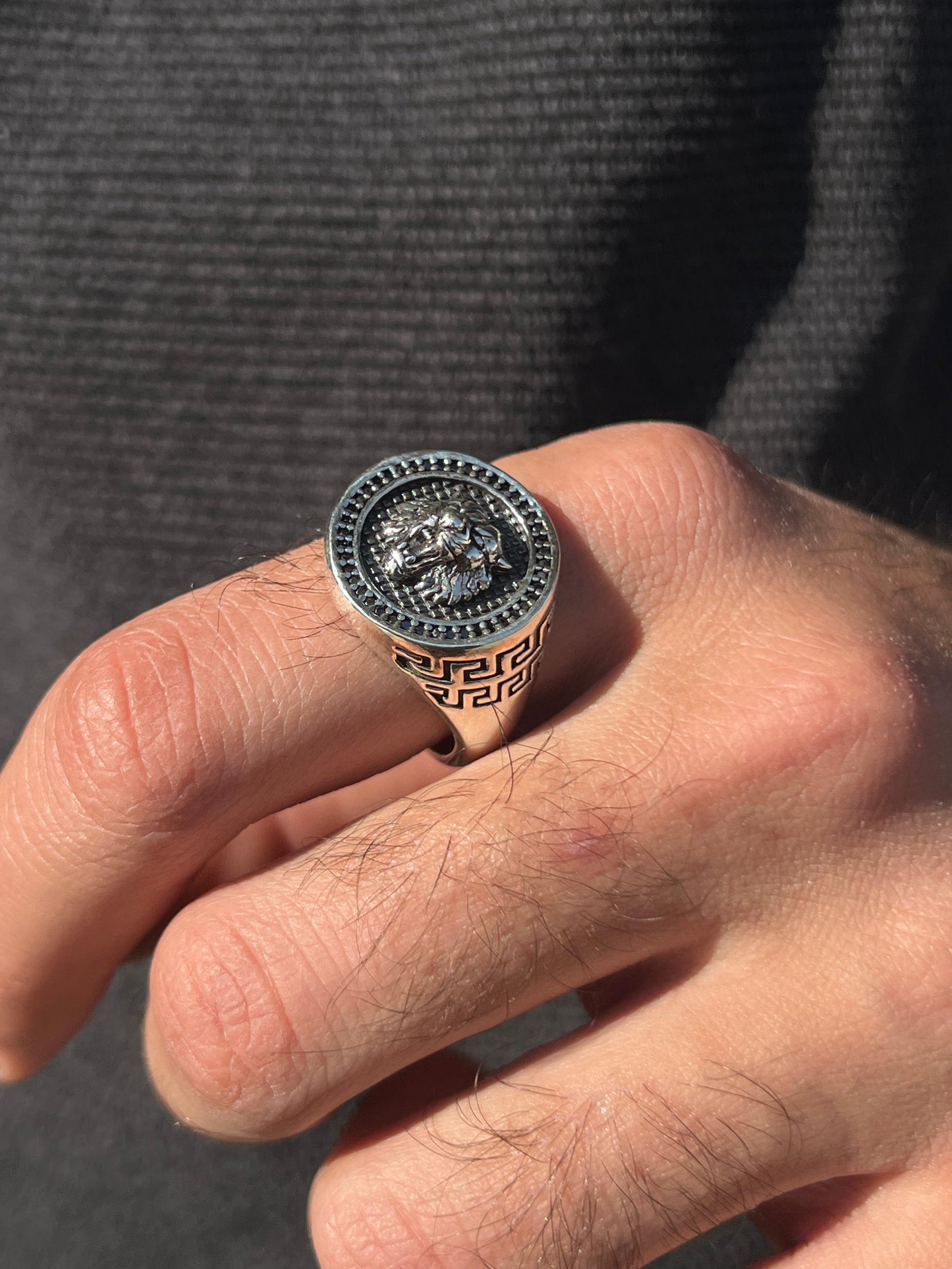 Rage Tiger Ring -Sterling Silver 925s