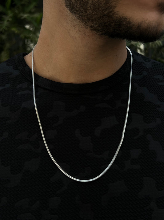 Sleek Costie Necklace for Men's Sterling Silver 925s