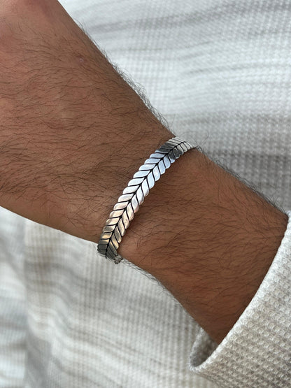 10mm- Dominus Sleek Bangle for Men's Sterling Silver 925s