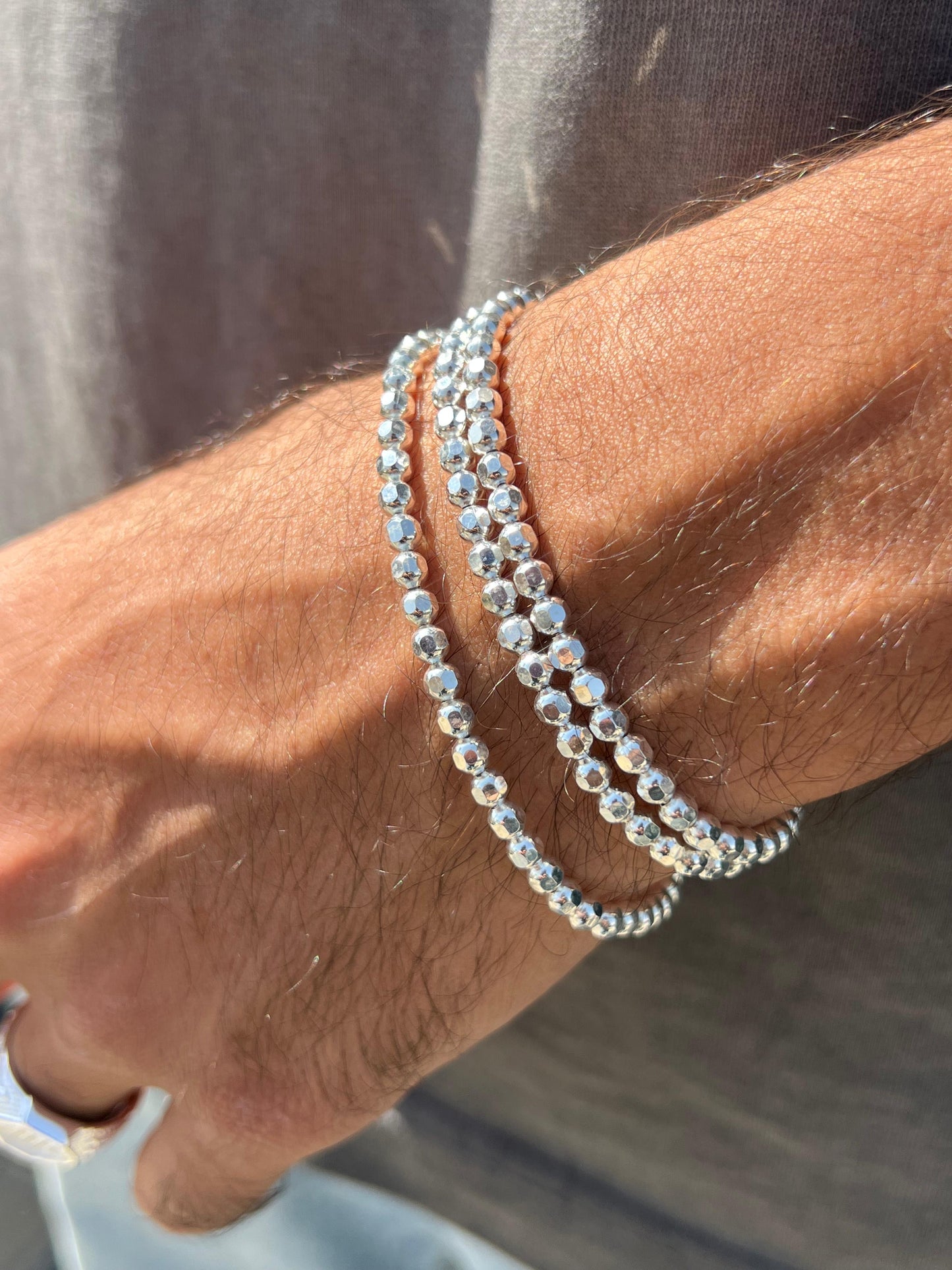 Ruber Glacier Bracelet for Men's Sterling Silver 925s