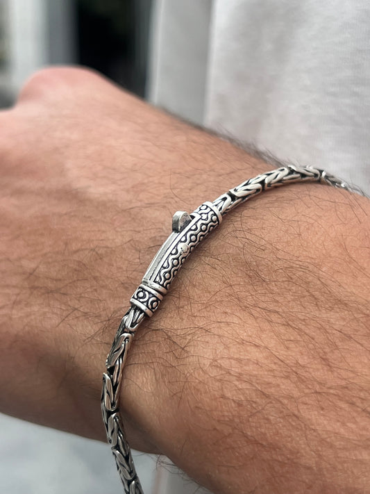 Limited Edition- King Bracelet for Men Sterling Silver 925s