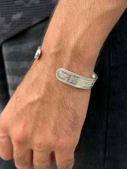 BTC Pure 999 Fine Silver -50g - “I LOVE YOU” 100 Languages Bangle