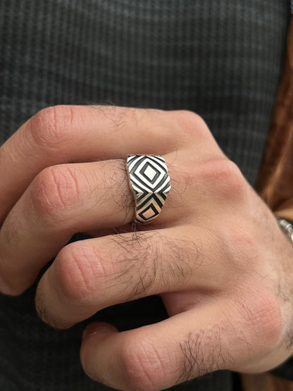 X-Regal Ring -for Men's Sterling Silver 925s