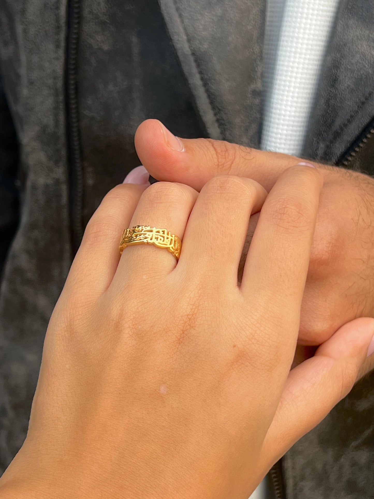 Premium-Thick Couple Band Ring - 925Silver-7mmولك فى القلب مستقر ومقام)؛)