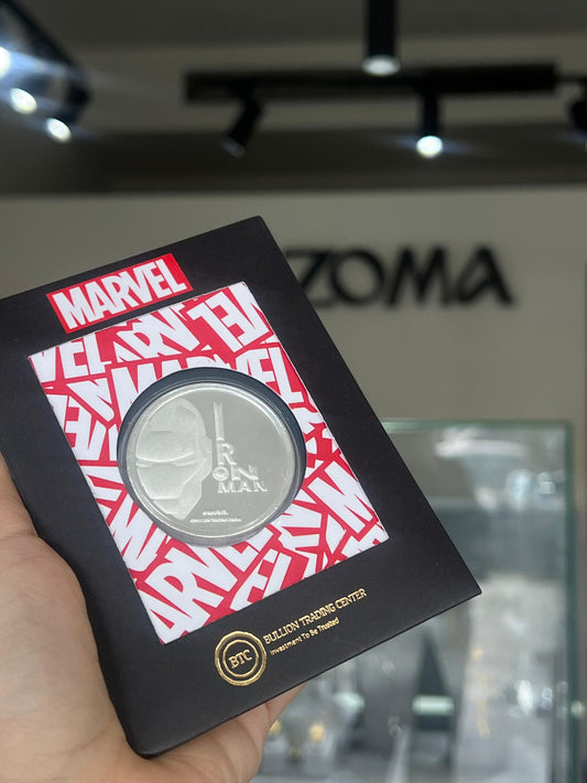 BTC 50g Fine Silver Coin 999 – Price Based on Spot Market