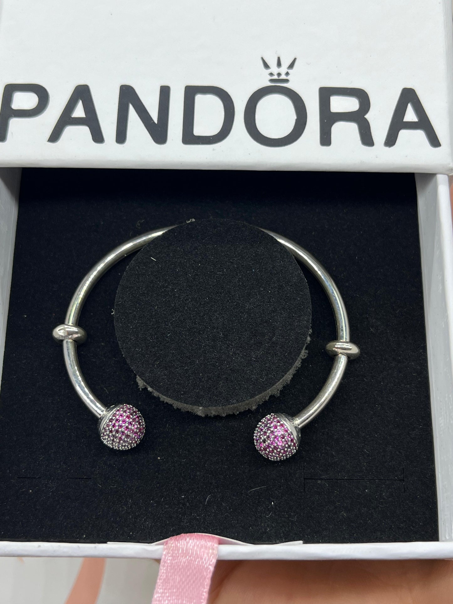 For Kids- Moments Open Pavé Bangle blue & Purple