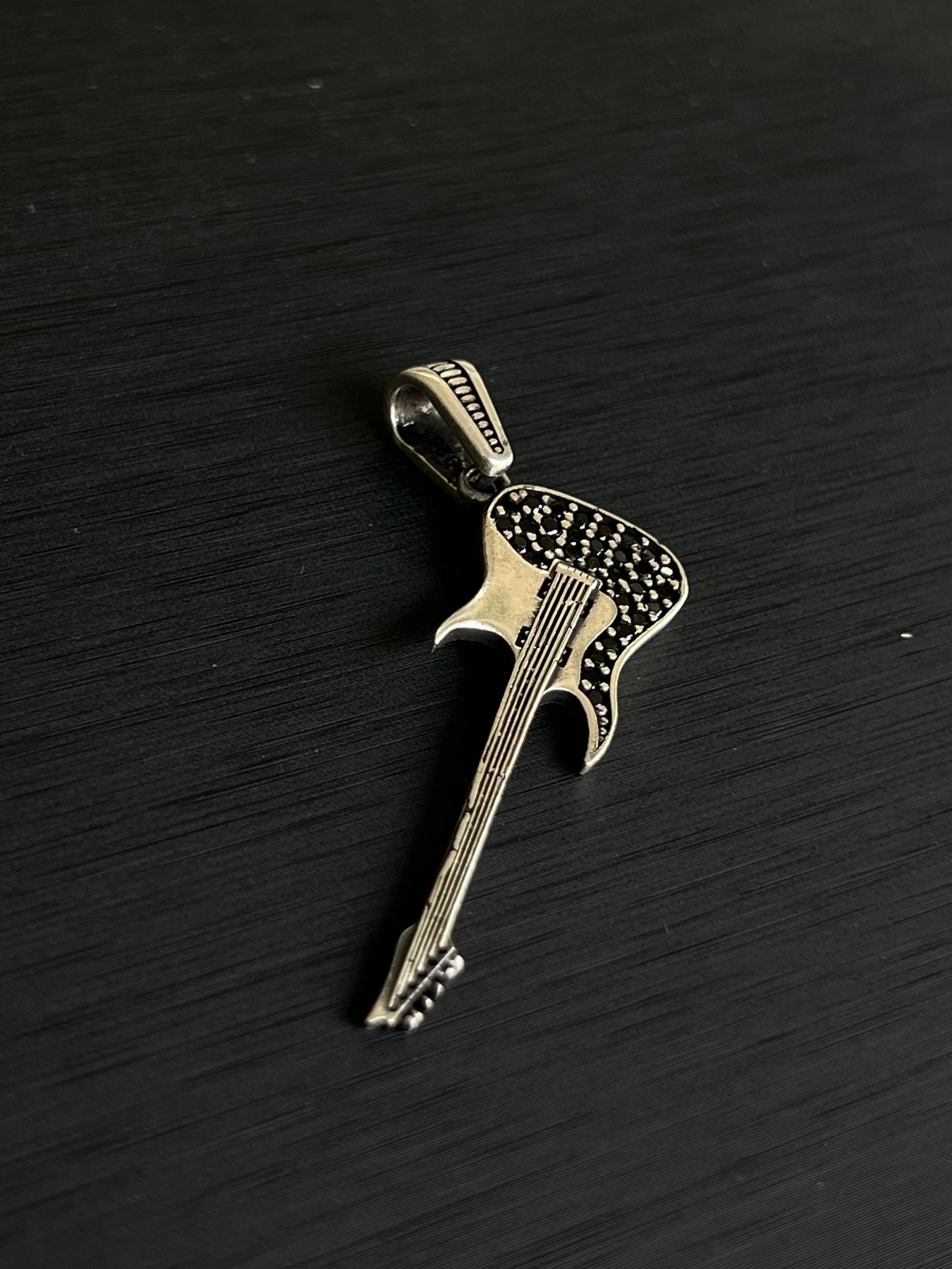 Guitar Pendant – S925 Silver