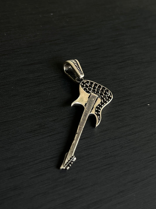 Guitar Pendant – S925 Silver