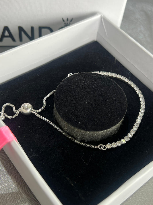 Sparkling Tennis Bracelet -Italian Silver 925