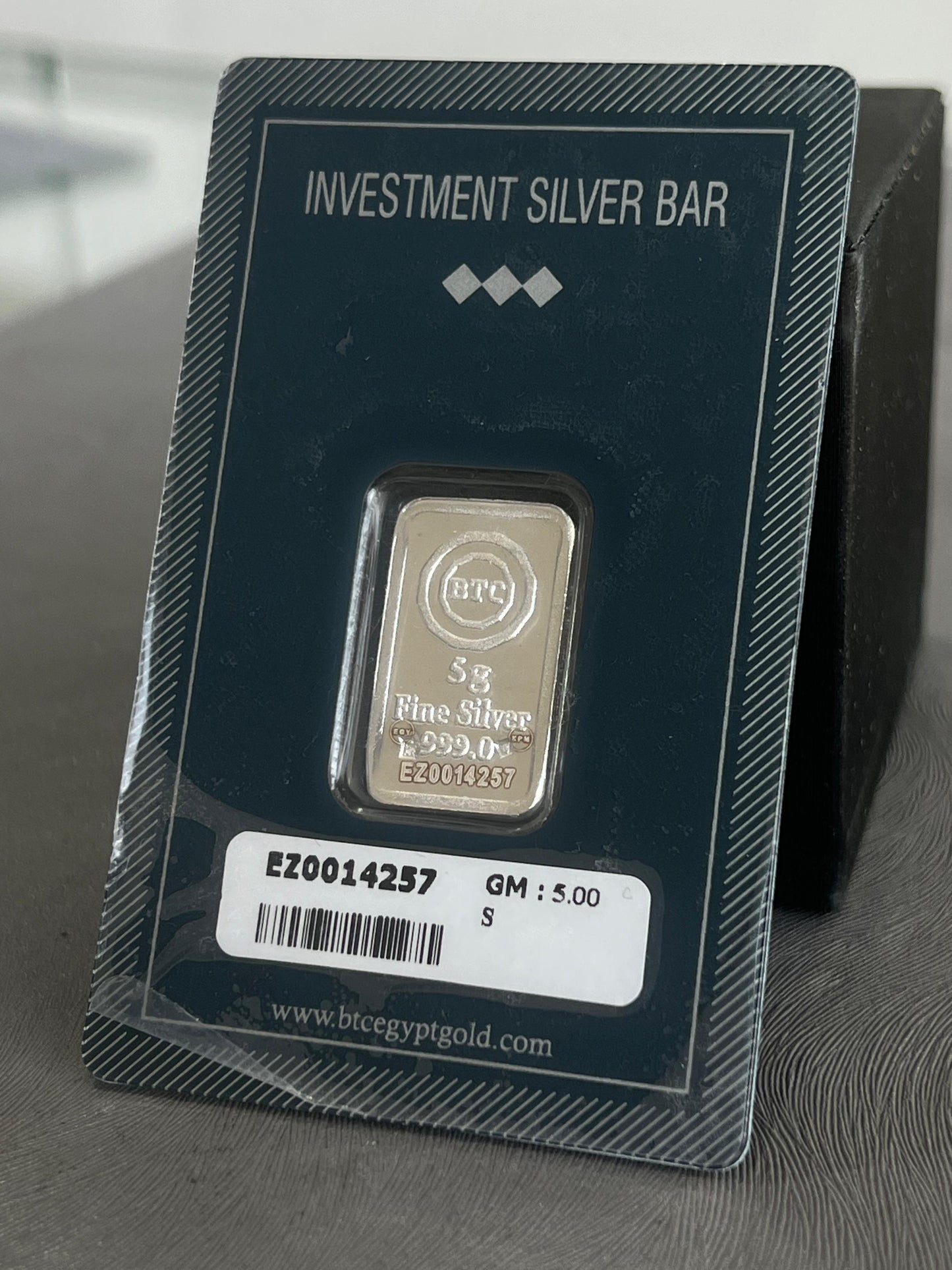 BTC 5g Fine Silver Coin 999 – Price Based on Spot Market