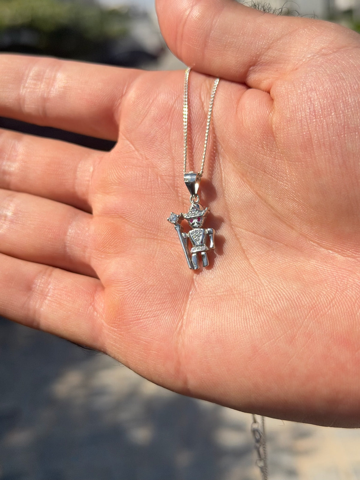 Outlaw Rider Necklaces for Men's Sterling Silver 925s