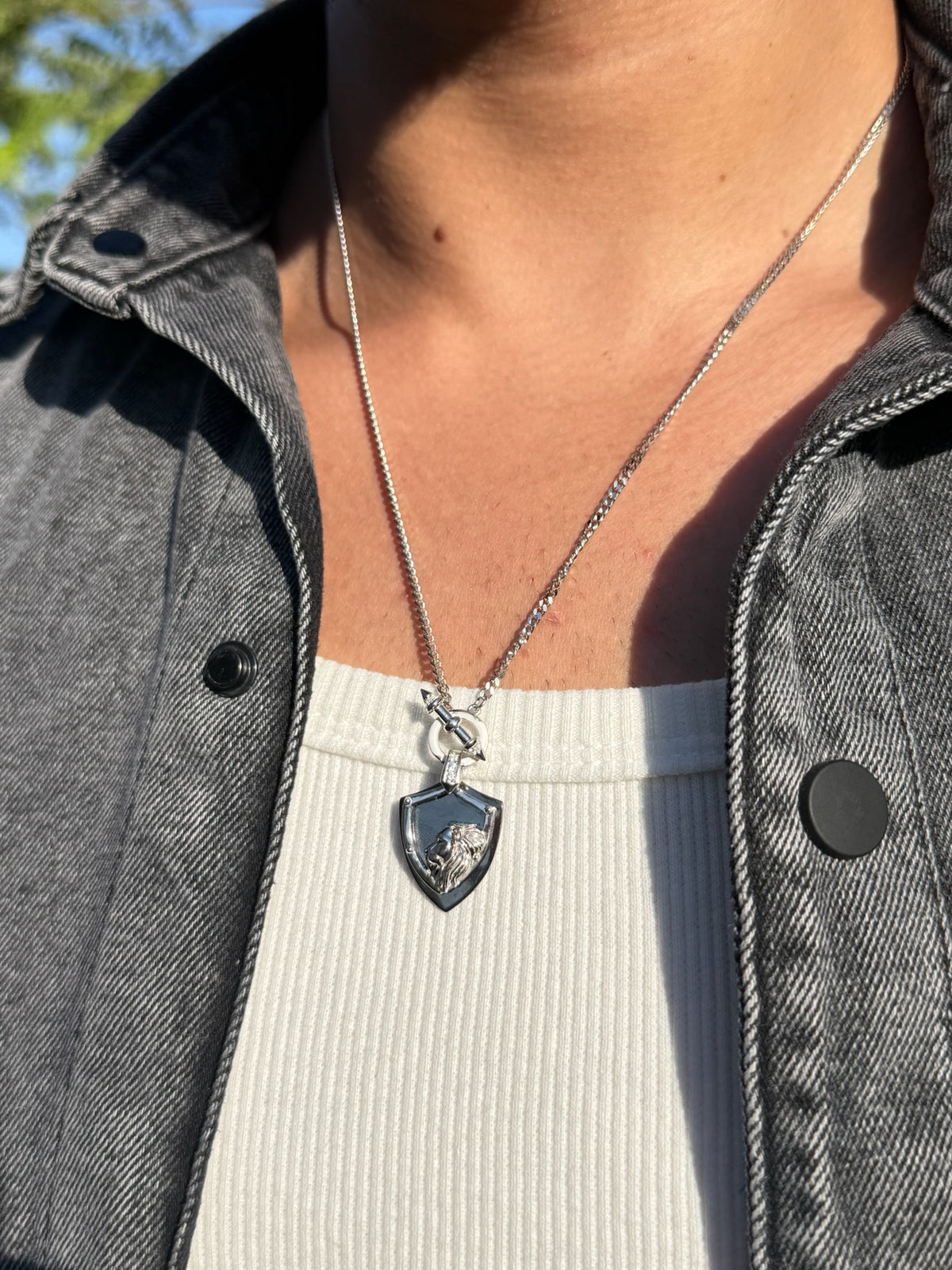 Lionlock Necklaces for Men's Sterling Silver 925s