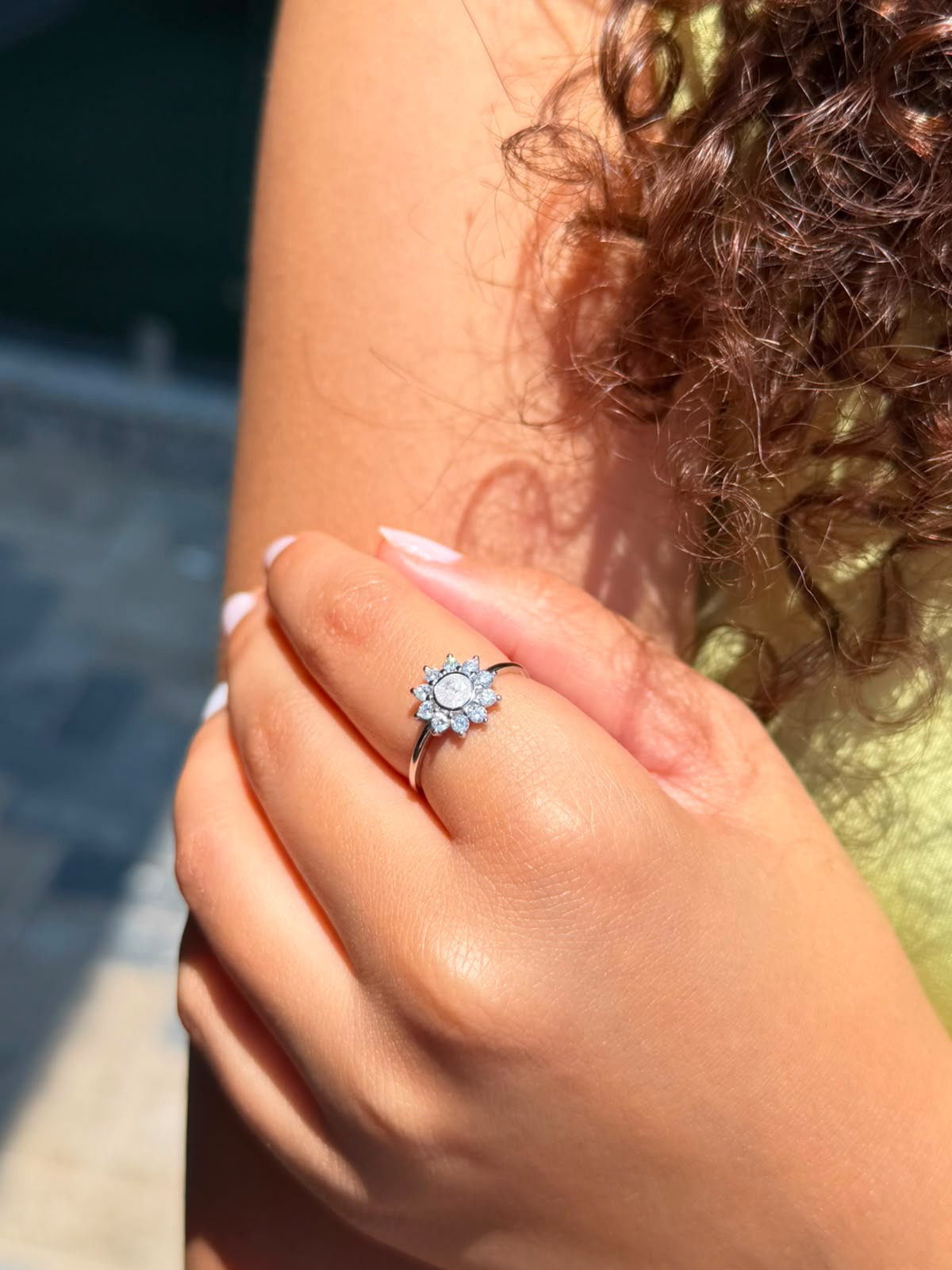 Solaria Ring in Sterling Silver -925s