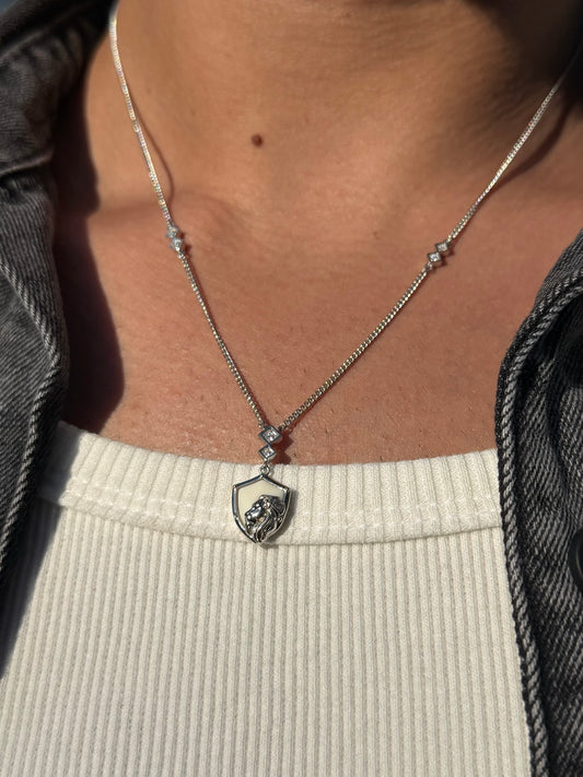 White Leonis Necklaces for Men's Sterling Silver 925s