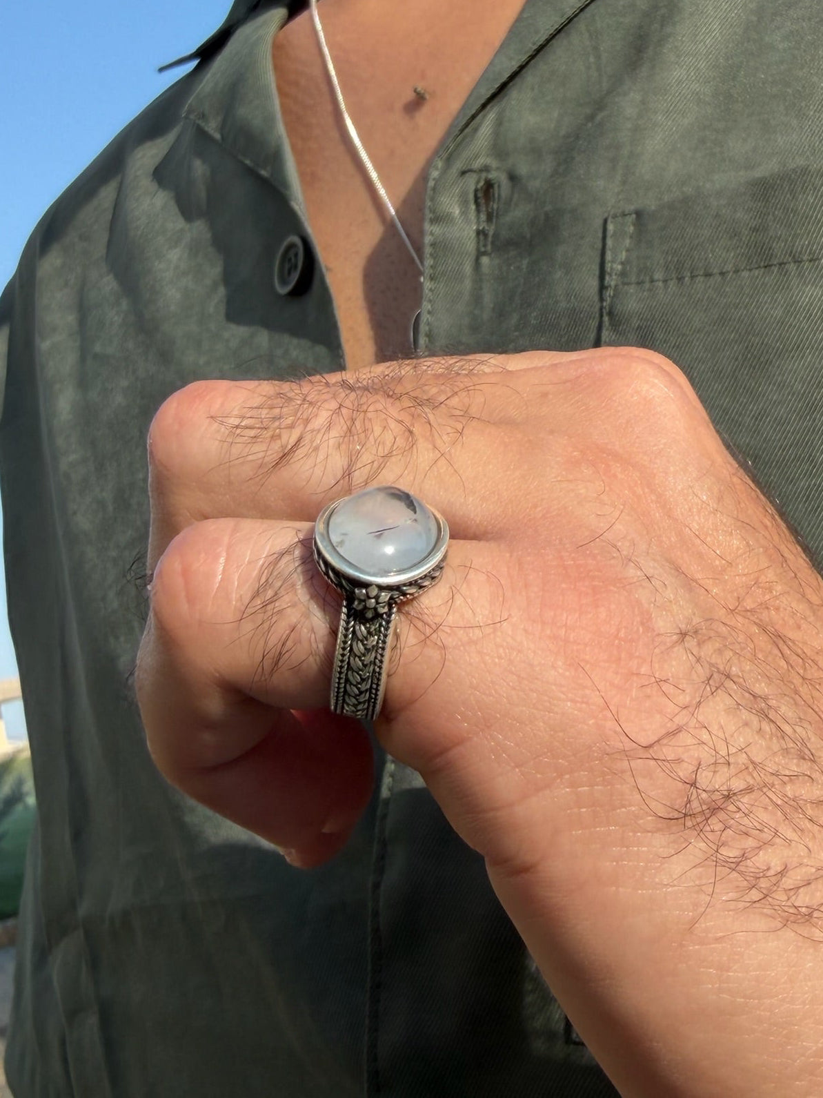 Moonveil Ring in Sterling Silver 925s