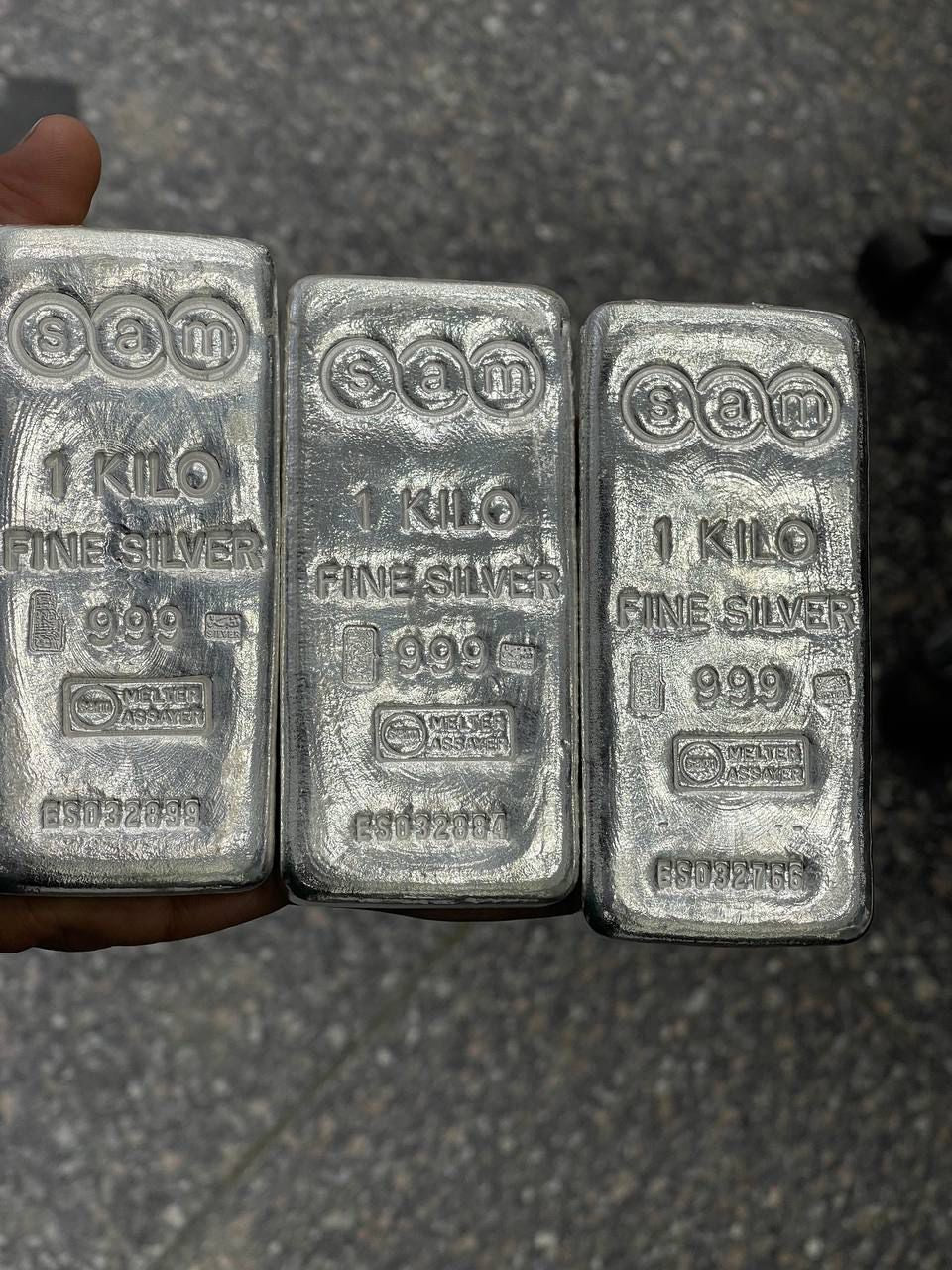 Sam 1kg Fine Silver Bar 999 – Price Based on Spot Market – zoma silver