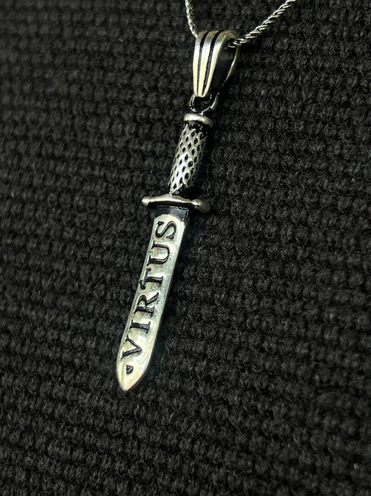 Virtus Pendant – S925 Silver-5cm