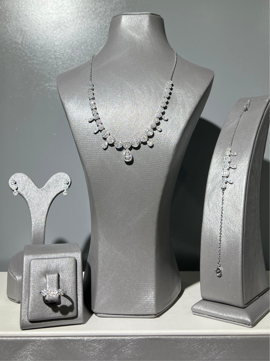 Tear of Elegance – Italian Sterling Silver Full Set