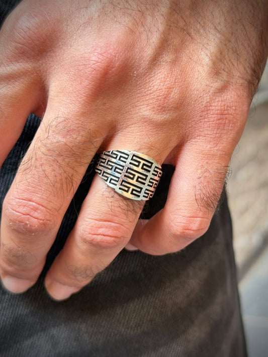Minos Ring in Sterling Silver 925s
