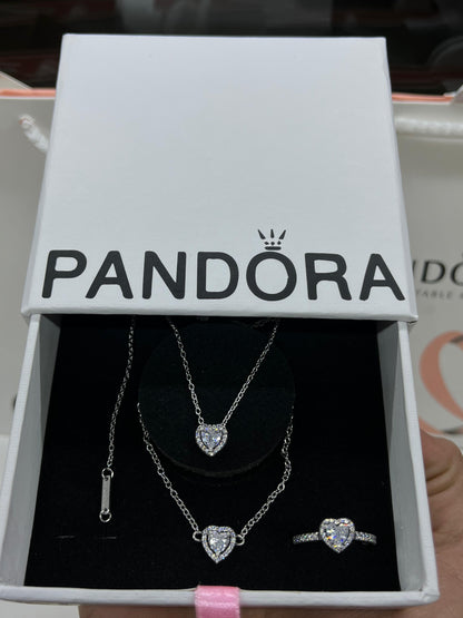 Original Pandora Trio Set with bracelet-Italian Silver 925