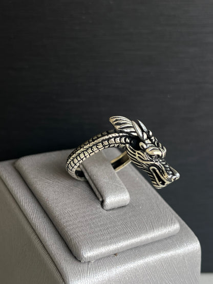 Dragon Face Ring -for Men's Sterling Silver 925s