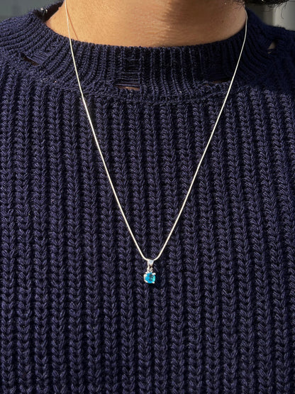 Zirconia Necklace Sterling Silver 925s