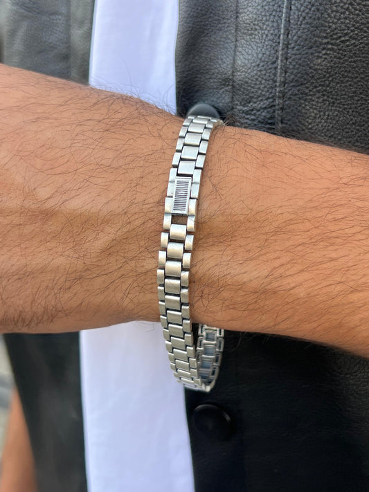 The Monarch bracelet-Sterling Silver 925s (22cm-10mm)