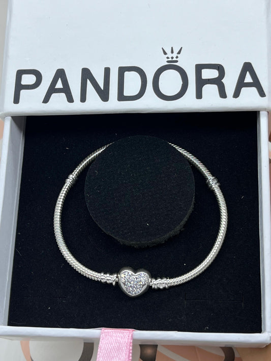 sparkling Mickey Round Snake Chain Bracelet