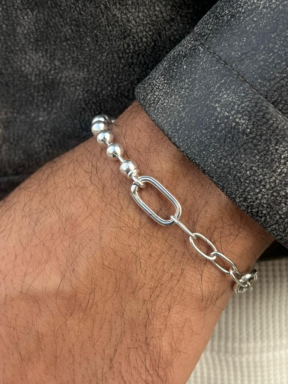 Modish S925 Sterling Silver Bracelet -19,5cm