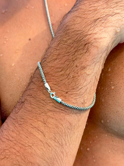Oxizid Vellum Bracelet Sterling Silver 925s-(2.5mm)