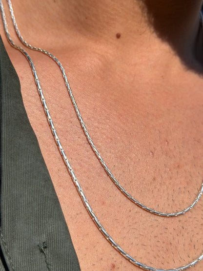 Silva Bone Necklaces for Men's Sterling Silver 925s