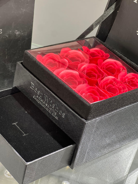 Black Flower Box Drawer ❤️‍🔥