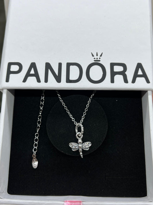Pandora Sparkle Bee Necklace Sterling silver -925