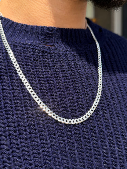 Cut Grommet Necklaces for Men's Sterling Silver 925s