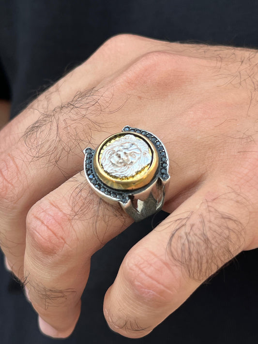 Crown Royale Ring -for Men's Sterling Silver 925s