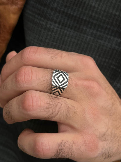 X-Regal Ring -for Men's Sterling Silver 925s