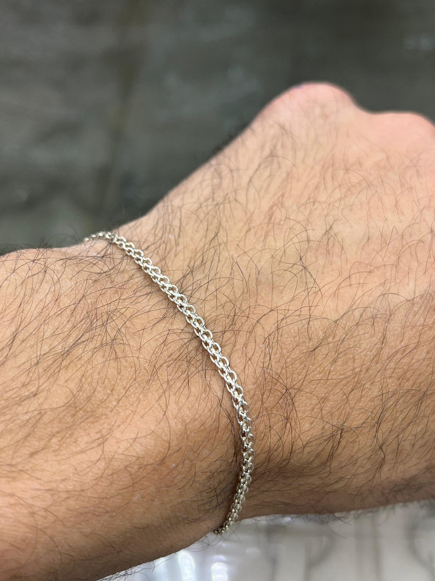 Bismark with onyx-S925 Sterling Silver Bracelet for men