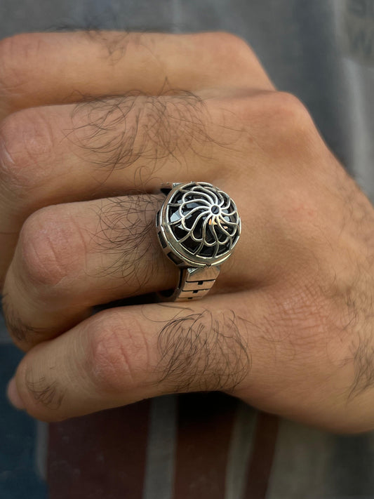 Dome Ring -for Men's Sterling Silver 925s