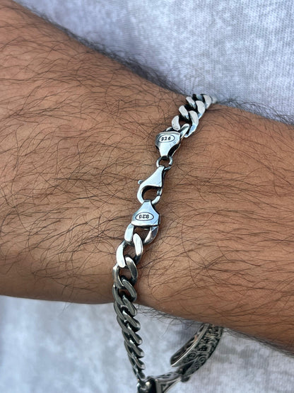 Zulfiqar Sword Bracelet for Men's Sterling Silver 925s-22,5cm