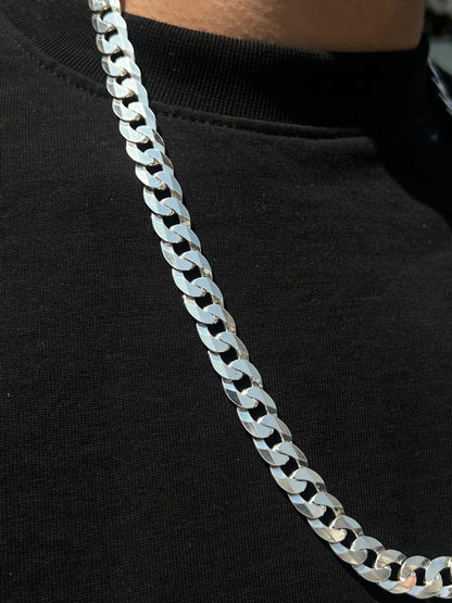 Massive 11mm Grommet Necklace For Men Sterling Silver 925s
